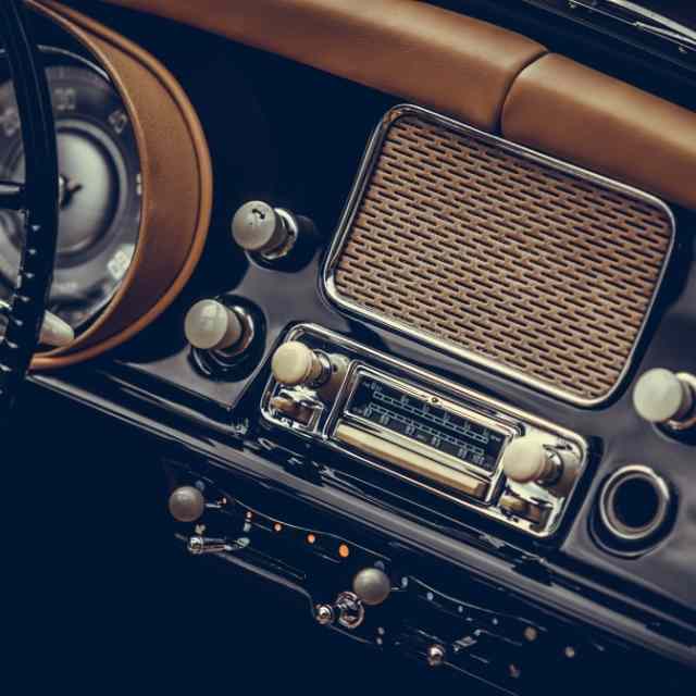 antique car stereo