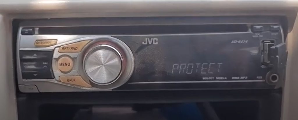jvc radio protect mode fix