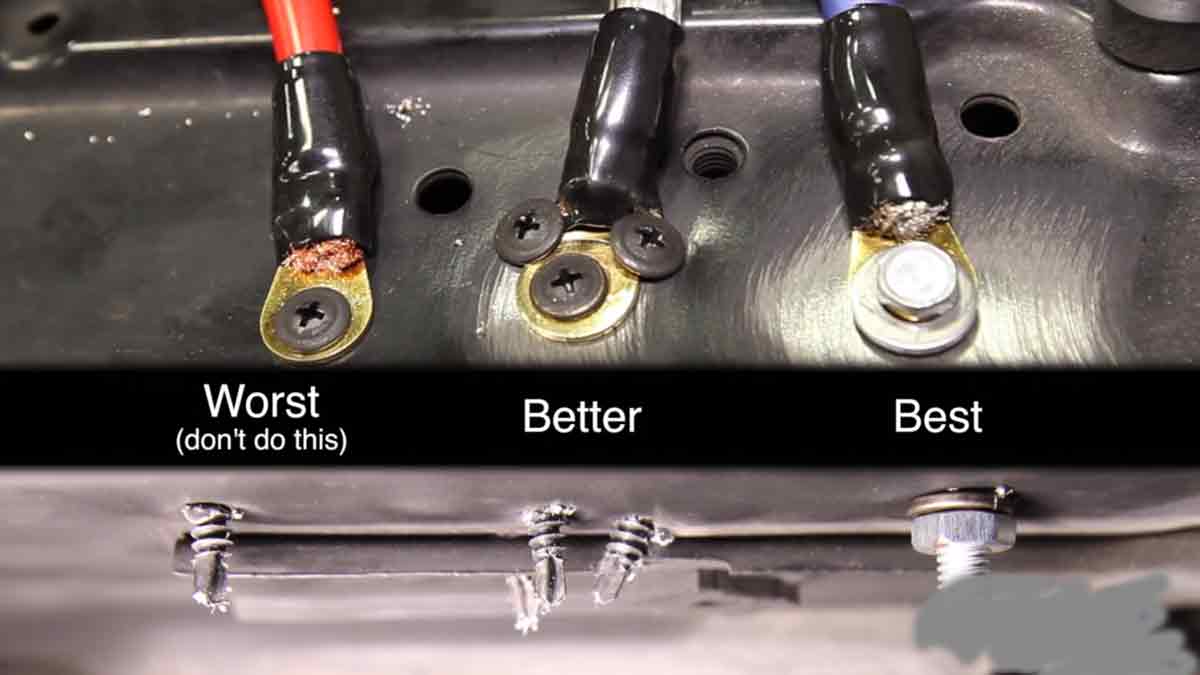symptoms of bad ground on car amplifier