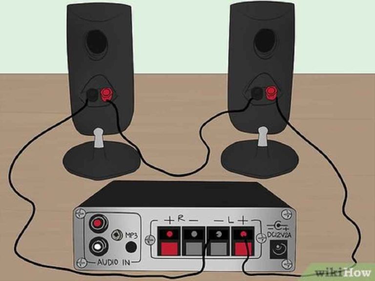 how to connect 2 speakers and 1 subwoofer