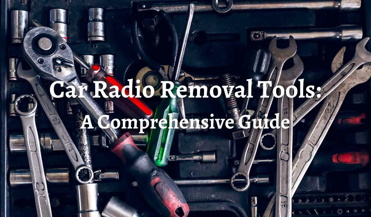 car radio removal tools